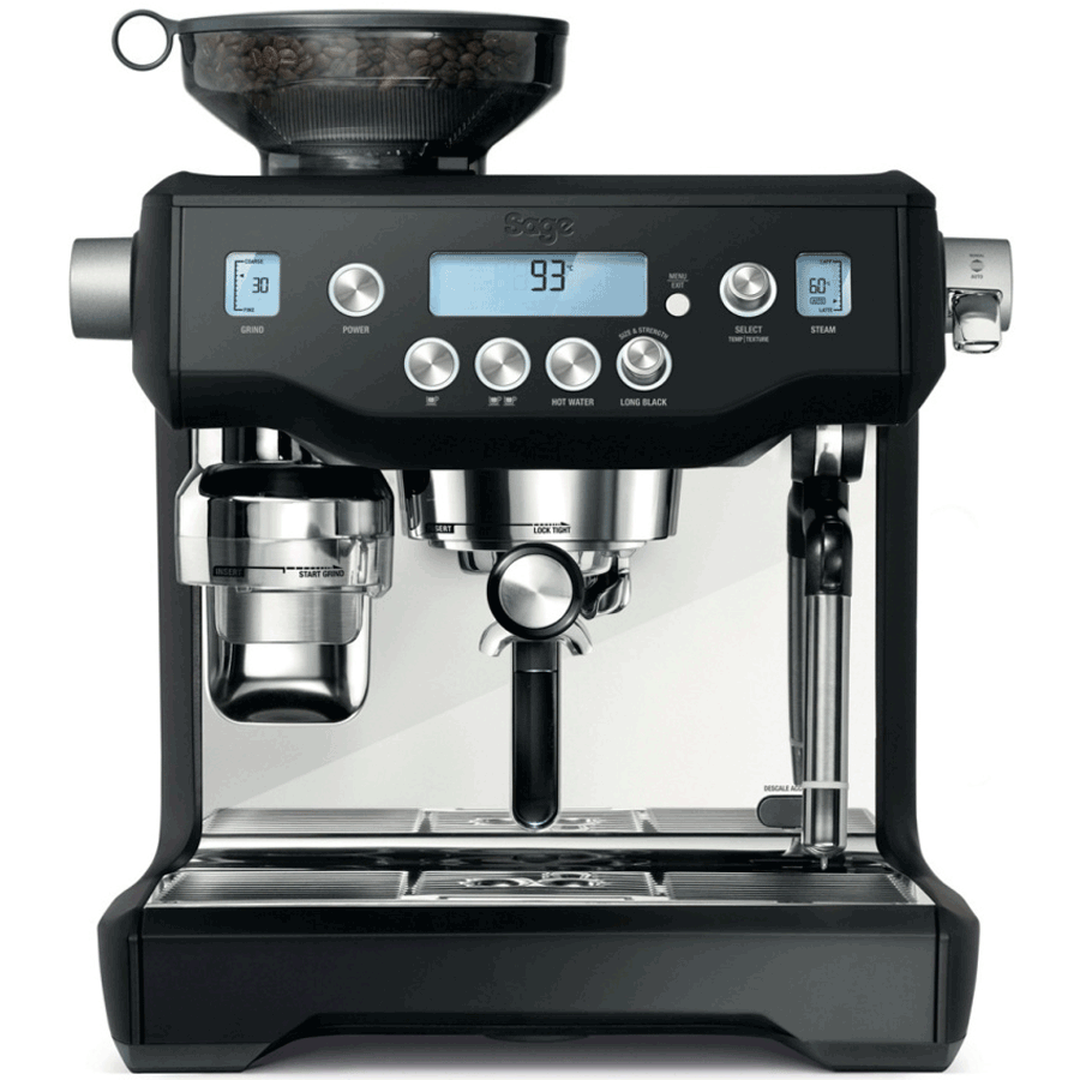 The Oracle Black Coffee Machine by Sage Sage Coffee Machine Euronics Ireland