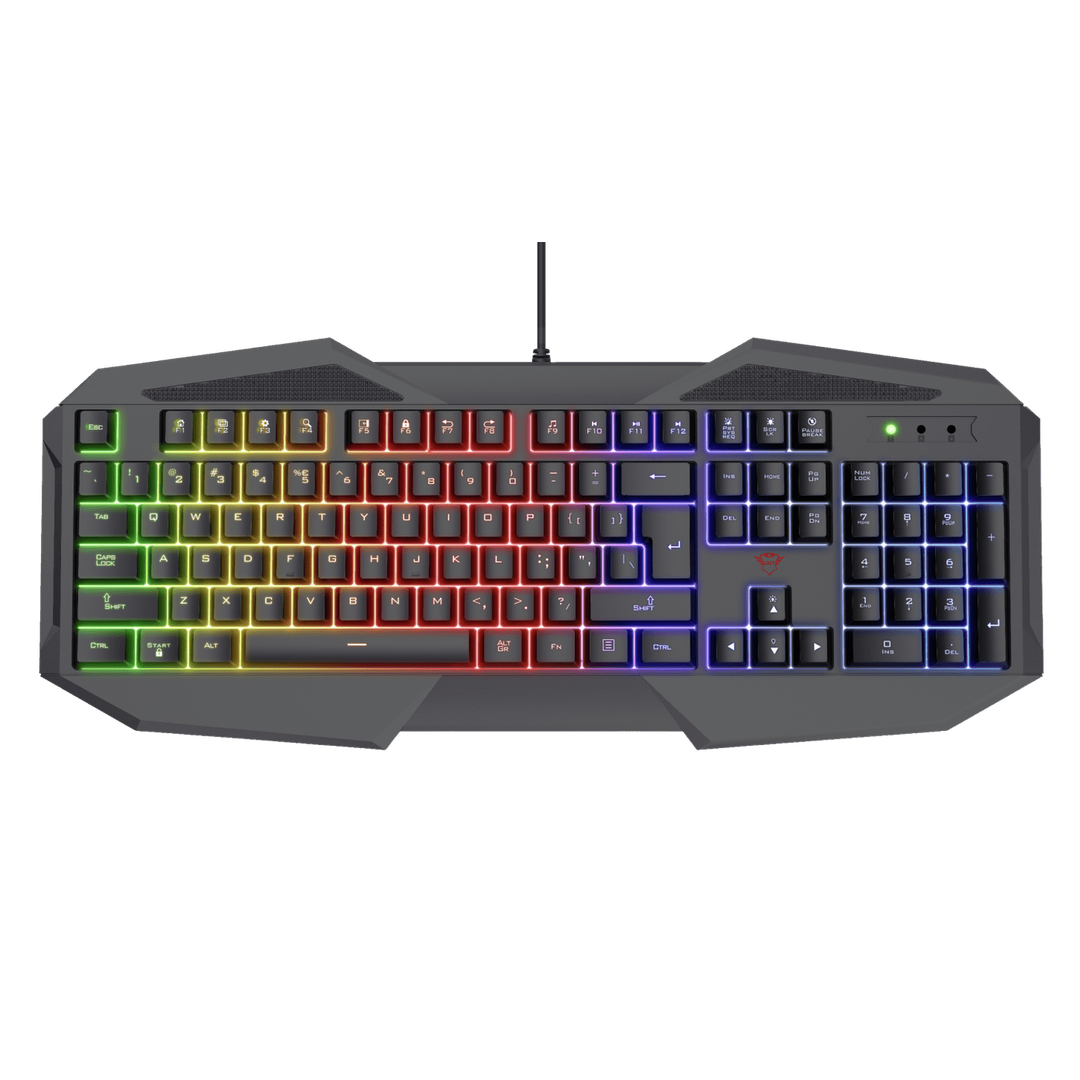 Trust Illuminated Rainbow Gaming Keyboard | 22514 Trust Keyboard Euronics Ireland