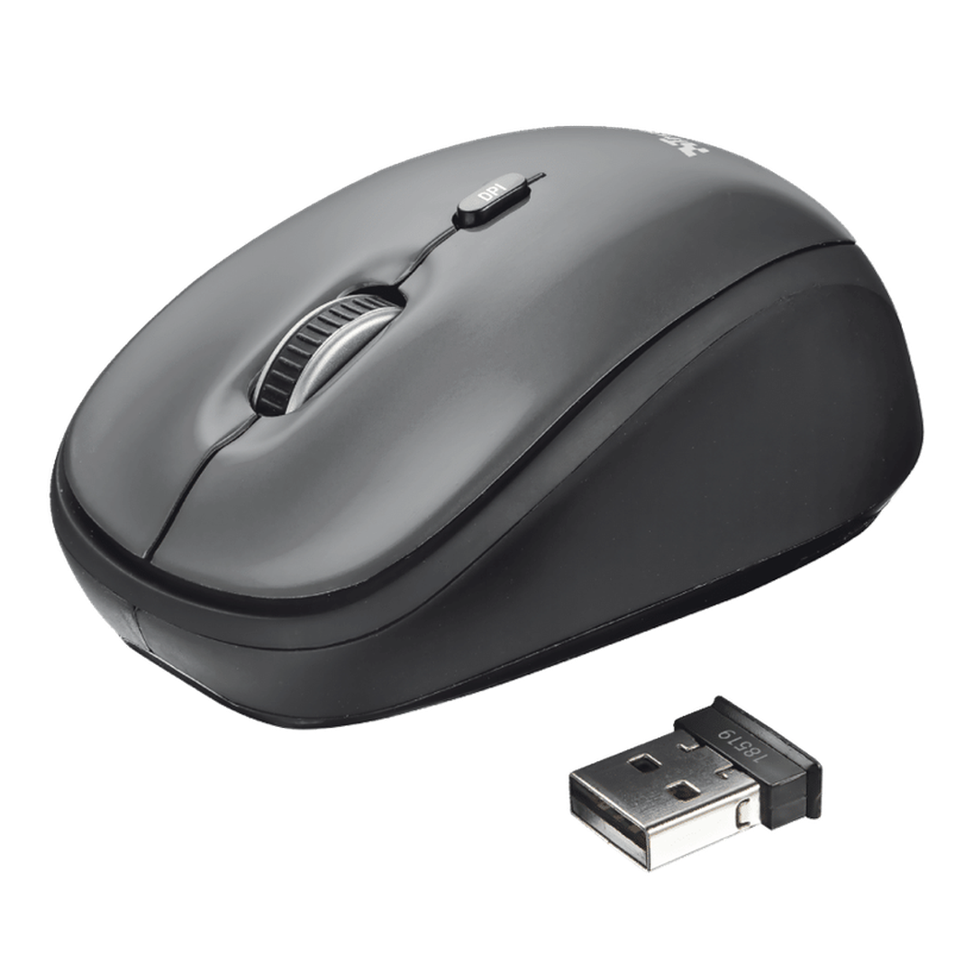 Trust Yvi Optical Wireless Mouse | Black Trust Mouse Euronics Ireland