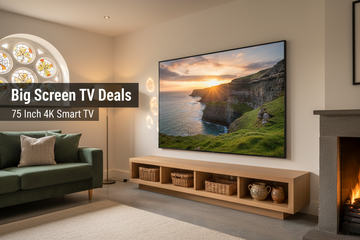 Best 75 Inch TV Ireland: Top 75” Smart & 4K TVs for Big Screen Viewing