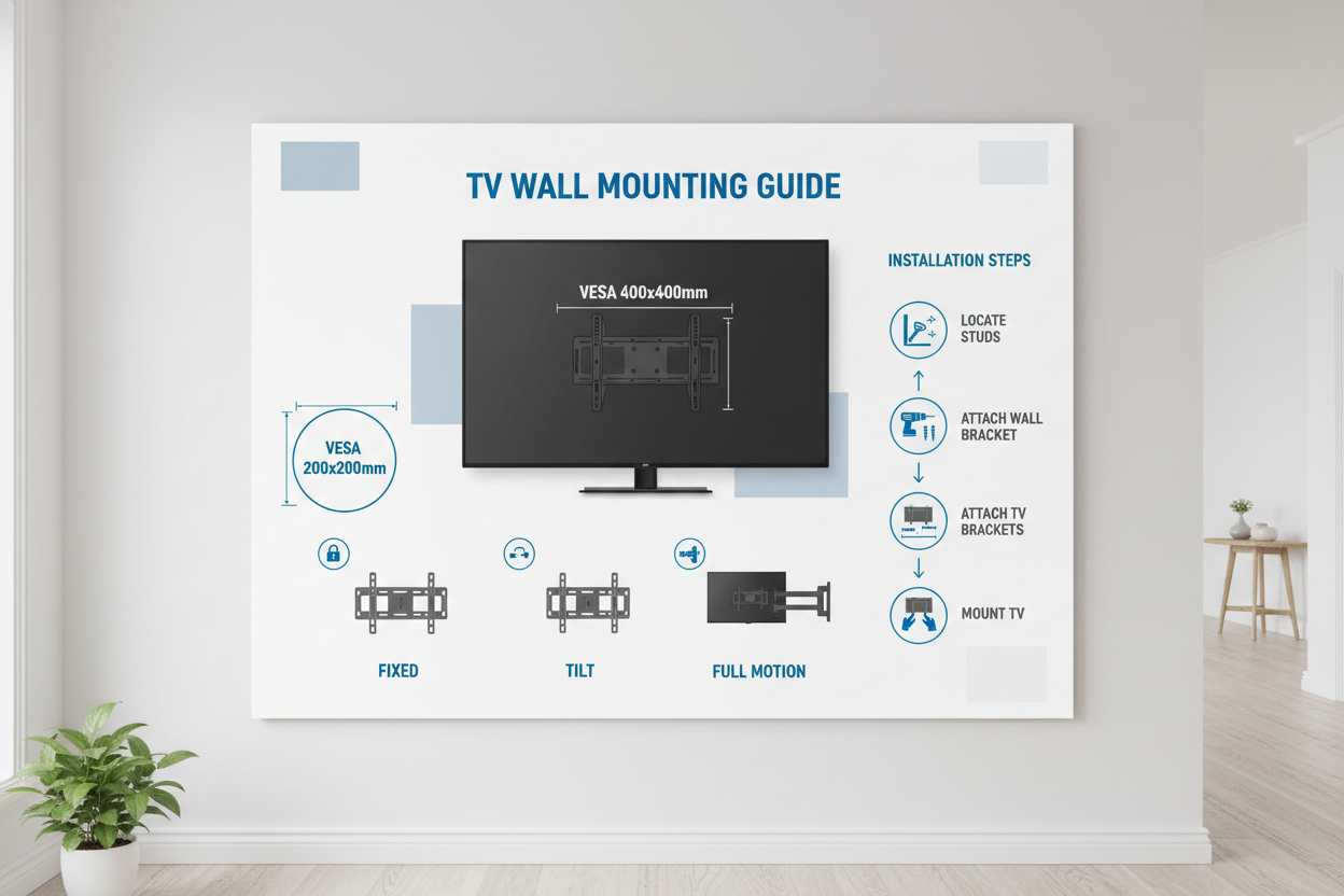 How to Wall Mount a TV (and Choose the Right Bracket)