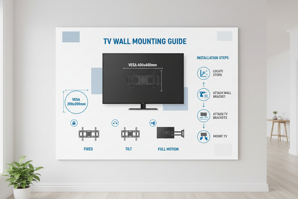 How to Wall Mount a TV (and Choose the Right Bracket)