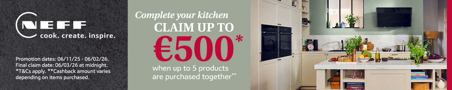 Neff €500 Cash Back