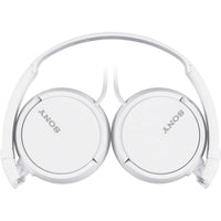 Sony MDR-ZX110 Wired On-Ear Headphones - White - alternate product view