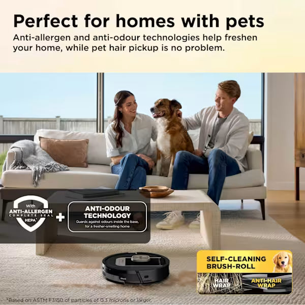 Shark ThermaCharged PowerDetect 2-in-1 Vac & Mop Robot Vacuum Black product image
