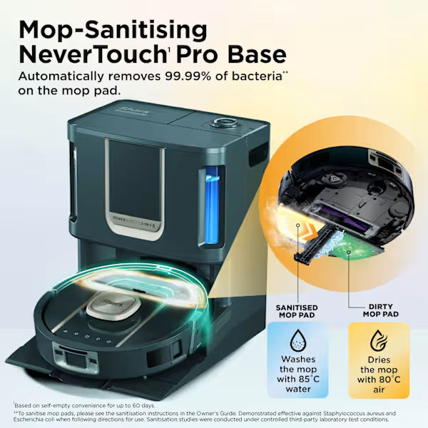Shark ThermaCharged PowerDetect 2-in-1 Vac & Mop Robot Vacuum Black product image