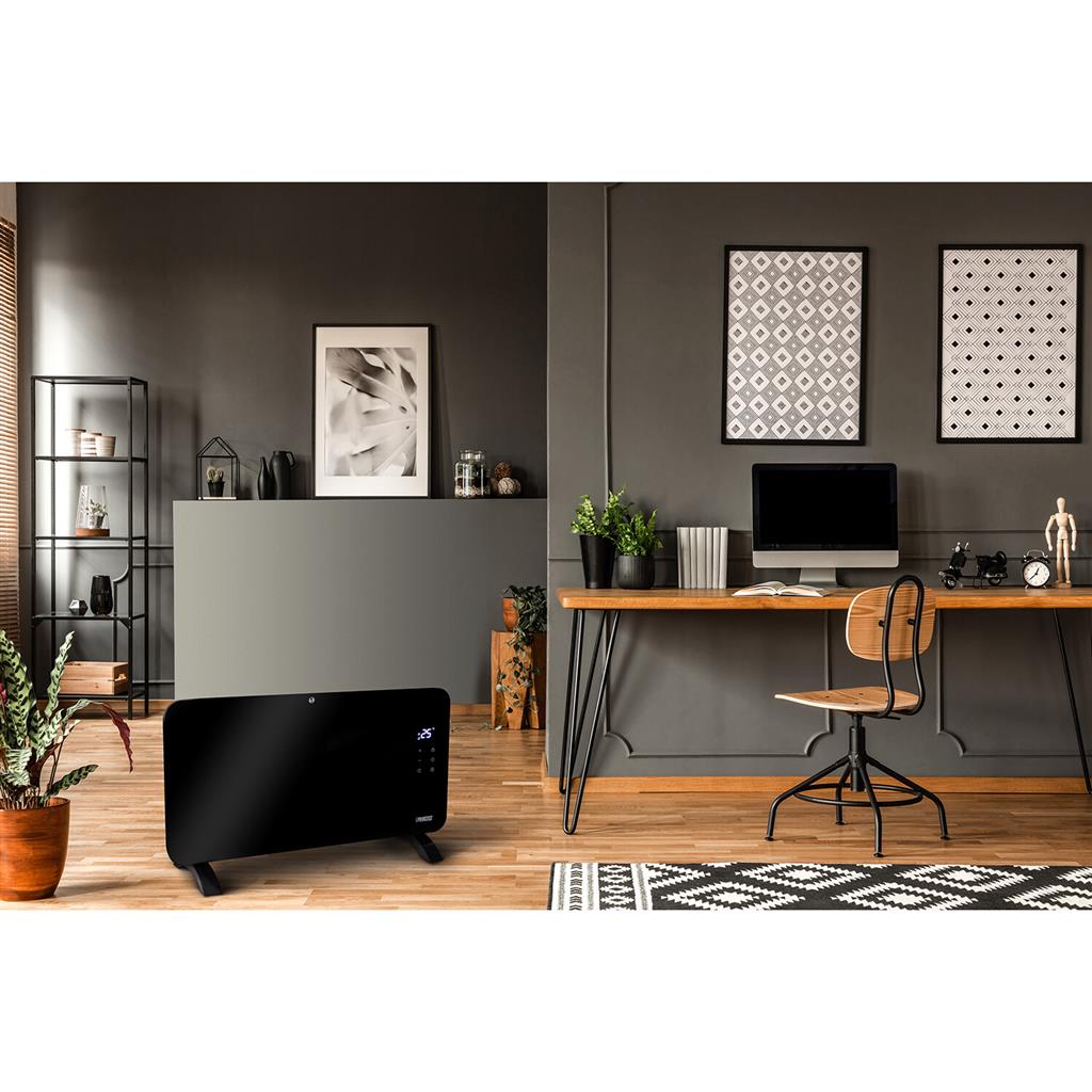 Princess 2000W Smart Glass Panel Heater - Black – view 4