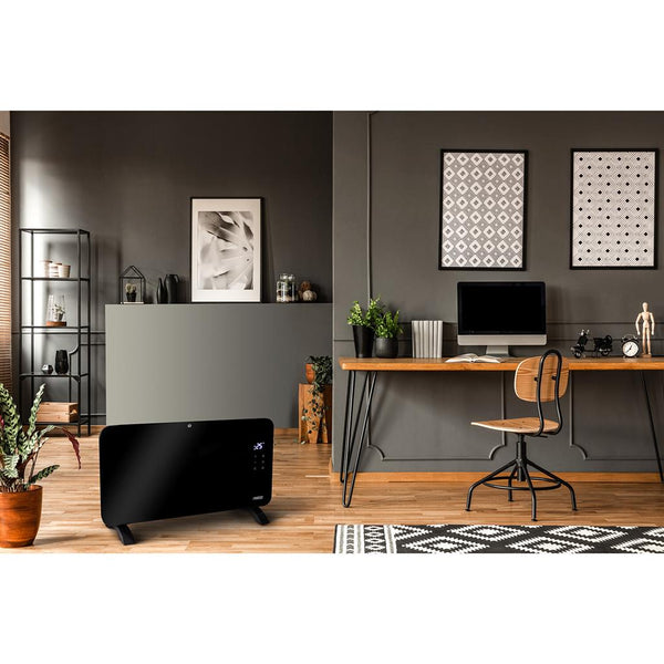 Princess 2000W Smart Glass Panel Heater - Black | 01.348201.02.001