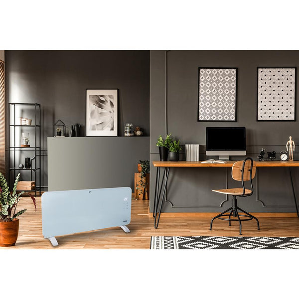 Princess 2000W Smart Glass Panel Heater - White | 01.348201.02.PRO