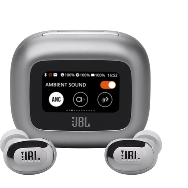 JBL Live Buds 3 True Wireless Noise-Cancelling Earbuds Silver | JBLLIVEBUDS3SIL JBL Earbuds Euronics Ireland