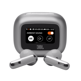 JBL Live Flex 3 True Wireless Noise-Cancelling Open-Stick Earbuds | JBLLIVEFLEX3SIL
