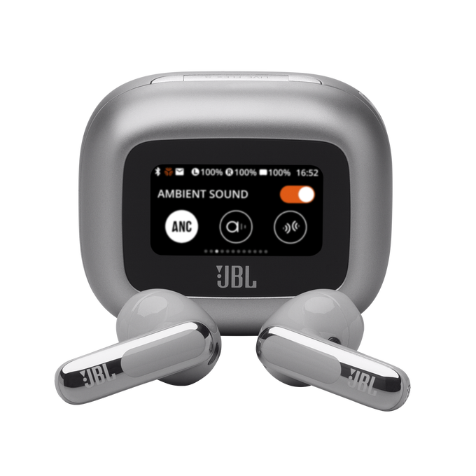 JBL Live Flex 3 True Wireless Noise-Cancelling Open-Stick Earbuds | JBLLIVEFLEX3SIL