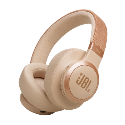JBL Live 770NC Over-Ear Noise-Cancelling Headphones – Sandstone | JBLLIVE770NCSAT