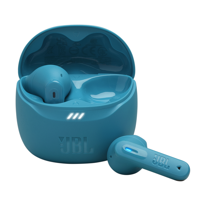 JBL Tune Flex 2 True Wireless Noise-Cancelling Open-Stick Earbuds – Turquoise | JBLTFLEX2TQE
