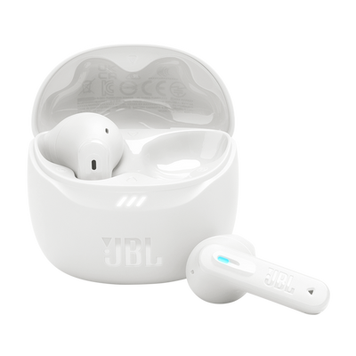 JBL Tune Flex 2 True Wireless Noise-Cancelling Open-Stick Earbuds – White | JBLTFLEX2WHT