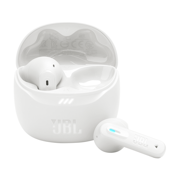 JBL Tune Flex 2 True Wireless Noise-Cancelling Open-Stick Earbuds – White | JBLTFLEX2WHT