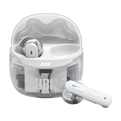 JBL Tune Flex 2 Ghost Edition True Wireless Noise-Cancelling Open-Stick Earbuds | JBLTFLEX2GWHT