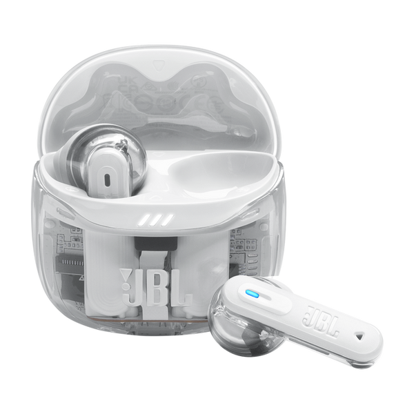 JBL Tune Flex 2 Ghost Edition True Wireless Noise-Cancelling Open-Stick Earbuds | JBLTFLEX2GWHT