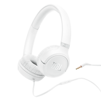 JBL Tune 530 Wired On-Ear Headphones White product image