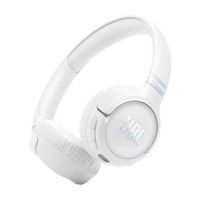 JBL Tune 680NC Wireless On-Ear Noise-Cancelling Headphones White product image