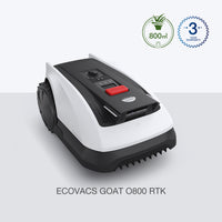 Ecovacs GOAT O800 RTK - Robotic Lawn Mower with Wire-Free RTK Navigation, up to 800m² | 270-MR2452IO
