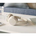 Sony WH-CH520 Wireless On-Ear Headphones - Beige - earcup controls detail