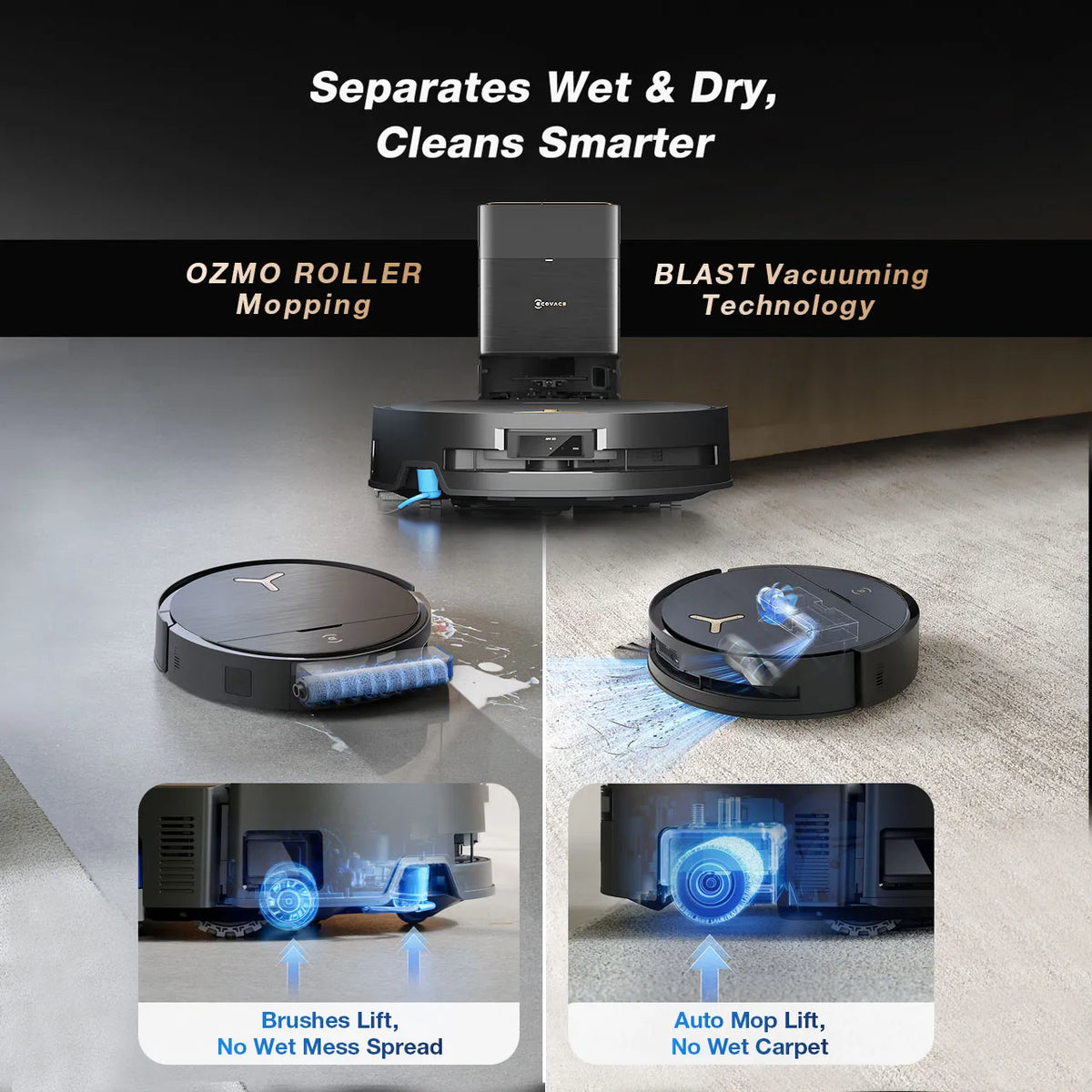 Ecovacs DEEBOT X9 PRO OMNI robot vacuum and mop, image 4 of 11
