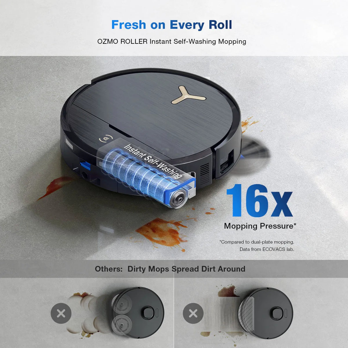 Ecovacs DEEBOT X9 PRO OMNI robot vacuum and mop, image 5 of 11