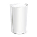 TP-Link Deco X50-5G mesh Wi-Fi 6 system with built-in 5G modem, single unit — front view