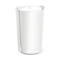 TP-Link Deco X50-5G mesh Wi-Fi 6 system with built-in 5G modem, single unit — front view