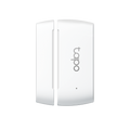 Tapo T110 smart door/window contact sensor — top-down product view, two-piece set