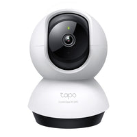 Tapo C220 pan and tilt AI home security Wi-Fi camera, front three-quarter view