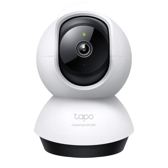 Tapo C220 pan and tilt AI home security Wi-Fi camera, front three-quarter view