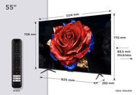 TCL 55" 144Hz Smart Google TV | 55T8C