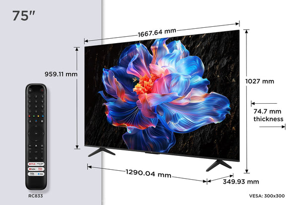 TCL 75" 4K Smart Google TV | 75V6C
