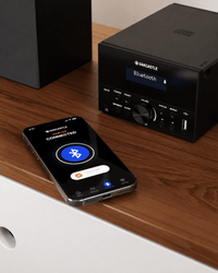 Oakcastle DAB150 DAB/FM Radio Hi-Fi System, Black - official product image