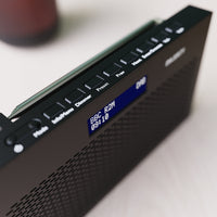 Majority Histon Portable DAB/FM Radio, Black - official product image
