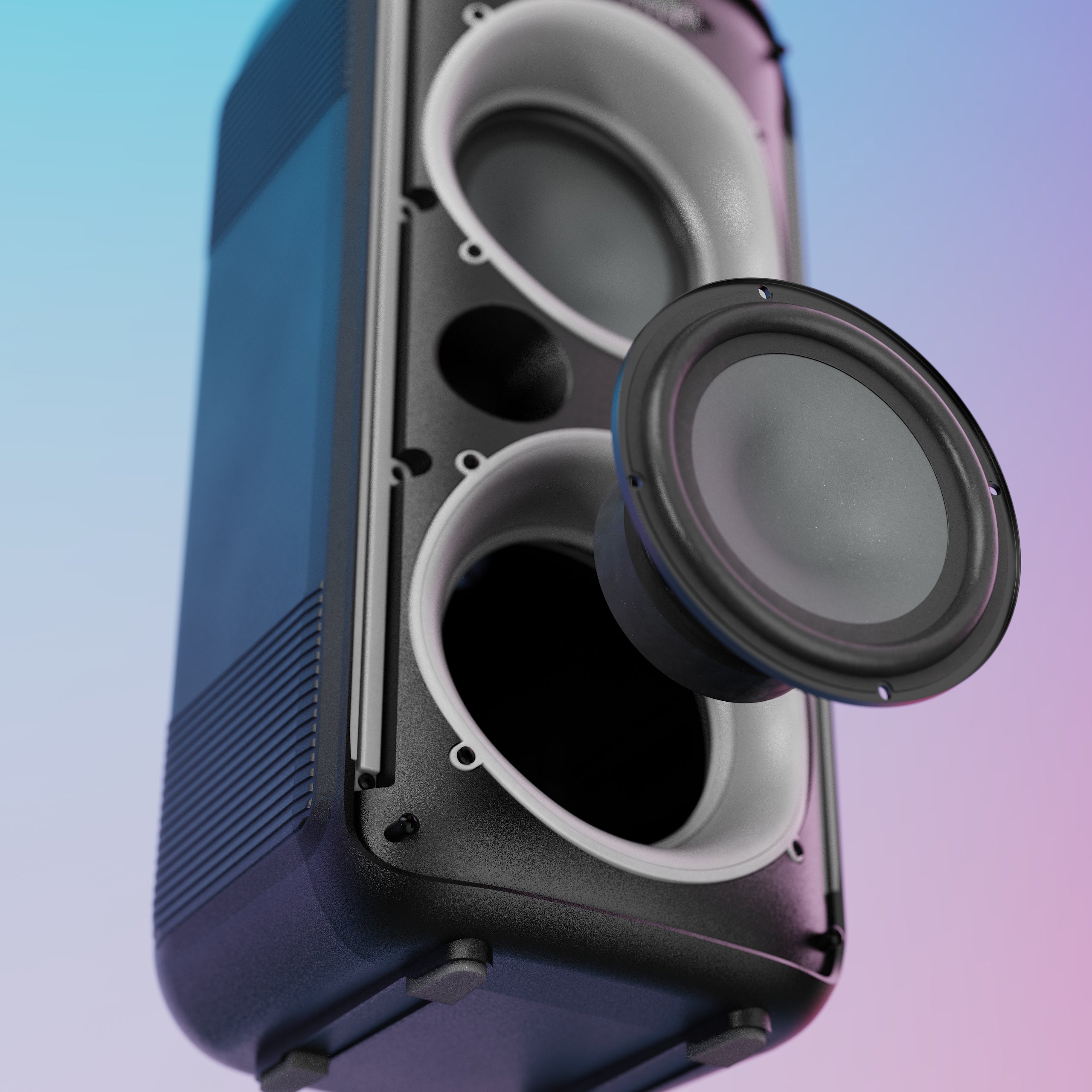 Majority Pulse P2 Portable Party Speaker, Black - official product image