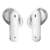 JBL Tune Beam 2 Ghost Edition True Wireless Noise-Cancelling Earbuds | JBLTBEAM2GWHT