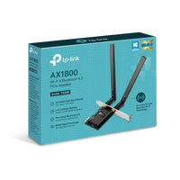 TP-Link Archer TX20E AX1800 Dual Band Wi-Fi 6 Bluetooth 5.2 PCI Express Adapter — packaging