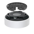 TP-Link Deco X50-PoE, single unit shown open/exploded revealing internal antenna array — technical detail