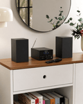 Oakcastle DAB150 DAB/FM Radio Hi-Fi System, Black - official product image