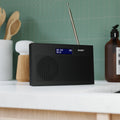 Majority Histon Portable DAB/FM Radio, Black - official product image