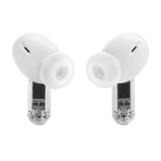 JBL Tune Beam 2 Ghost Edition True Wireless Noise-Cancelling Earbuds | JBLTBEAM2GWHT