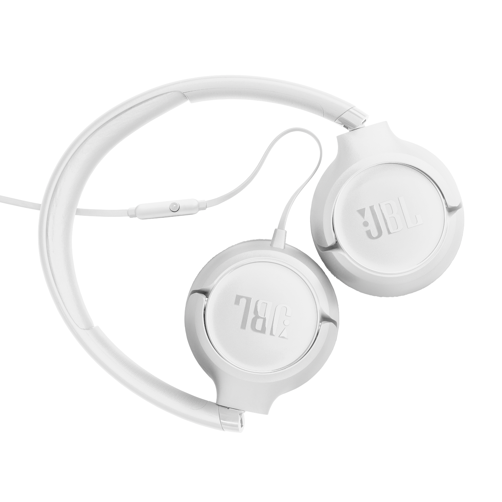 JBL Tune 530 Wired On-Ear Headphones White product image