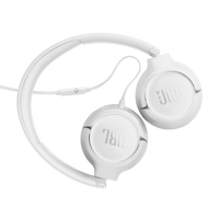 JBL Tune 530 Wired On-Ear Headphones White product image