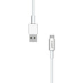 Groov-e USB-C to USB-A Charging Cable 2m White - official product image