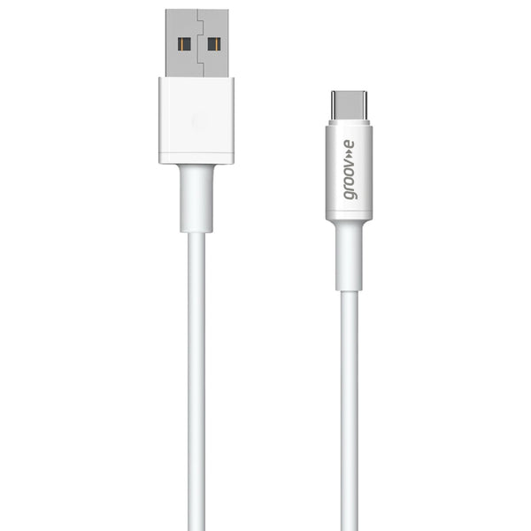 Groov-e USB-C to USB-A Charging Cable 1m White - official product image