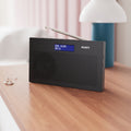 Majority Histon Portable DAB/FM Radio, Black - official product image
