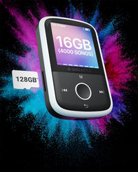 Oakcastle MP250 16GB Bluetooth MP3 Player, Black - official product image